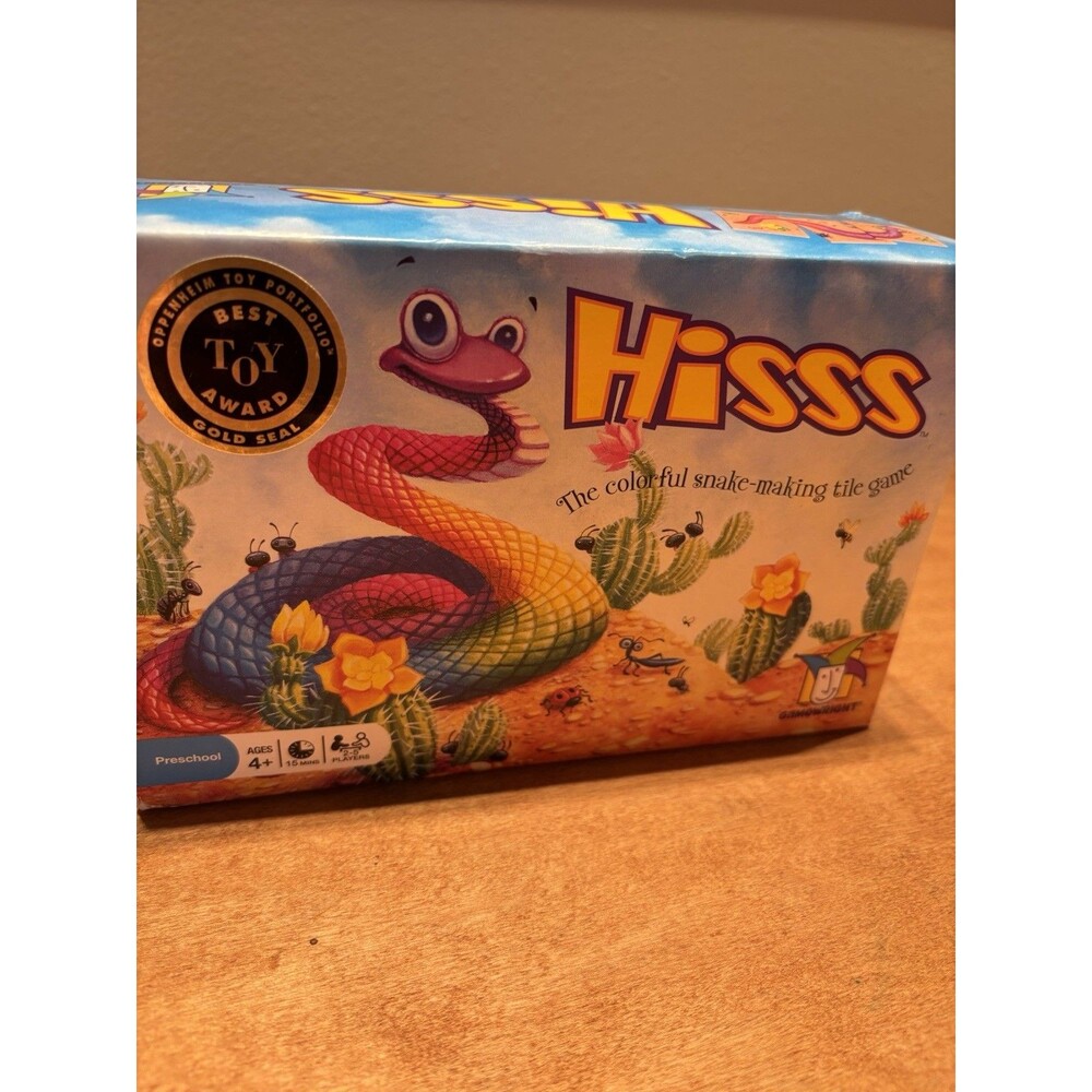 Hisss: The Colorful Snake Making Tile Game By Gamewright - 100% Complete
